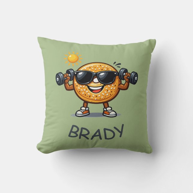 Bicepsbagel Kudde (Framsida)