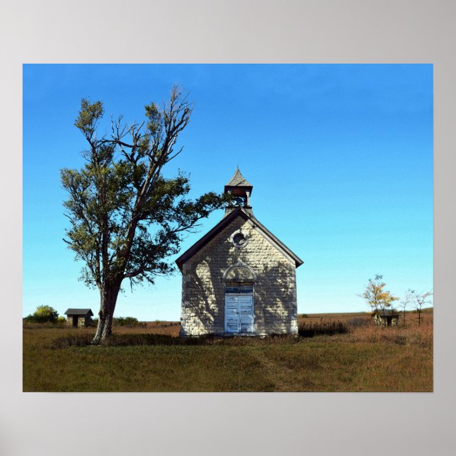 Bichet One-Room School House, Kansas Poster (Framsidan)