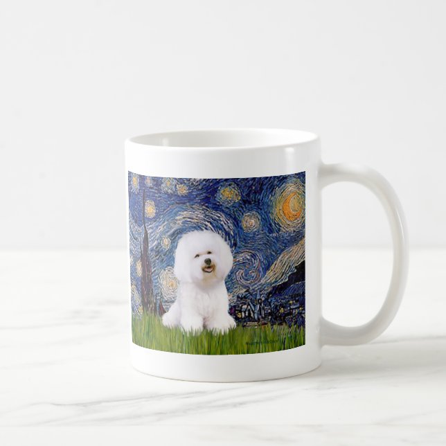 Bichon 1 - Starry Night Kaffemugg (Höger)