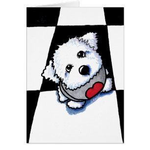 Bichon Baby Anteckningskort OBS Kort