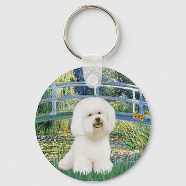 Bichon Frise 1 - Bro Nyckelring (Framsida)