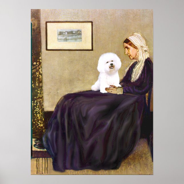 Bichon Frise 1 - Whistlers mamma Poster (Framsidan)