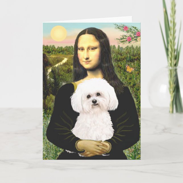 Bichon Frise 2R - Mona Lisa Kort (Framsida)
