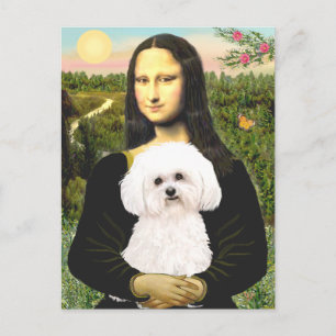 Bichon Frise 2R - Mona Lisa Vykort