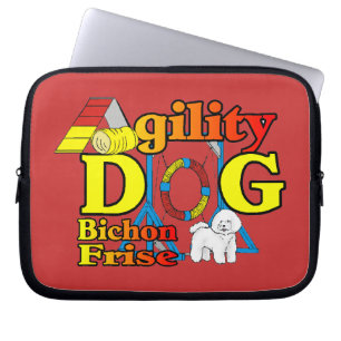 Bichon Frise Agilitet Laptop Fodral