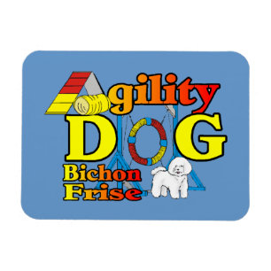 Bichon Frise Agilitet Magnet