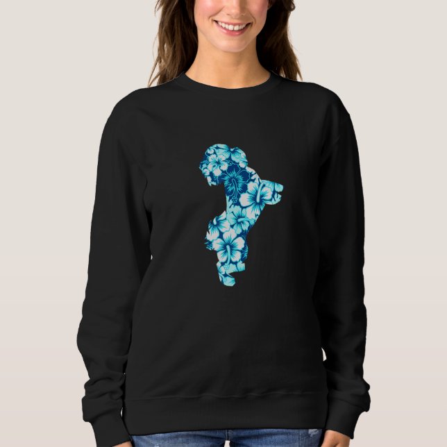 Bichon Frise Aloha Hawaiisk Hund 2 T Shirt (Framsida)