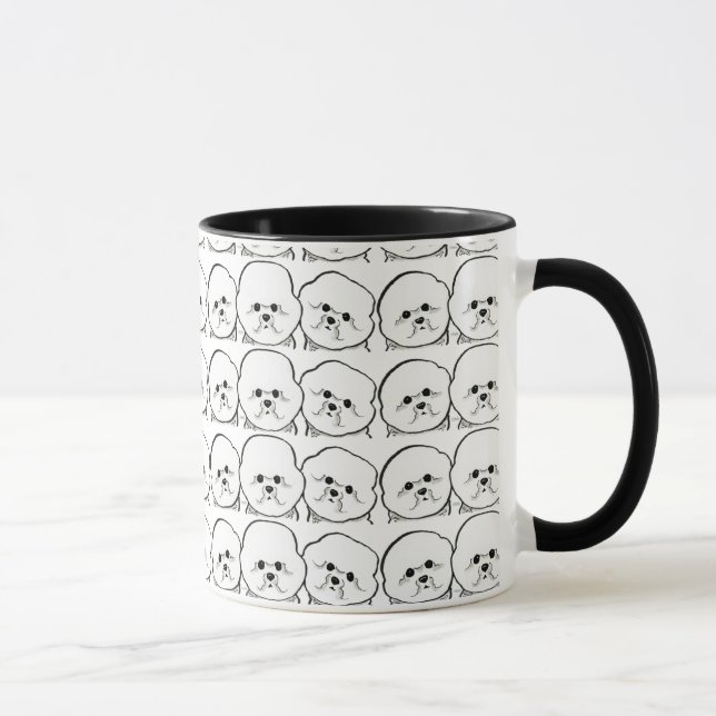 Bichon Frise Älskare Mugg (Höger)