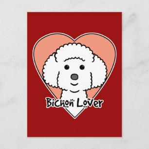 Bichon Frise Älskare Vykort