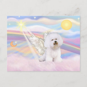 Bichon Frise Angel Vykort