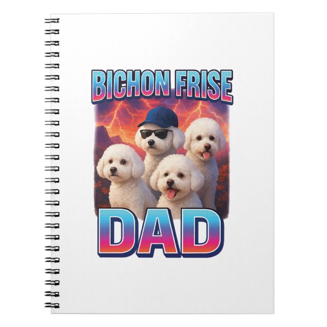 Bichon Frisé Anteckningsbok (Framsidan)