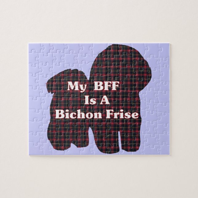 Bichon Frise BFF Pussel (Horisontell)