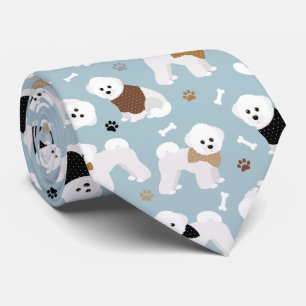 Bichon Frise Bones och Tass Blue Slips
