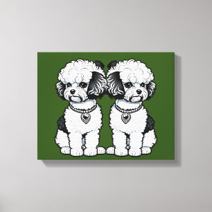 Bichon Frise Canvastryck