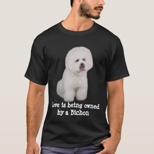 Bichon Frise dyrbar unisex- skjorta Tröja (Framsida)