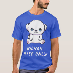 Bichon Frise farbror Kawaii Anime Hund älskare Own T Shirt