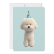 Bichon Frise födelsedagsfest
