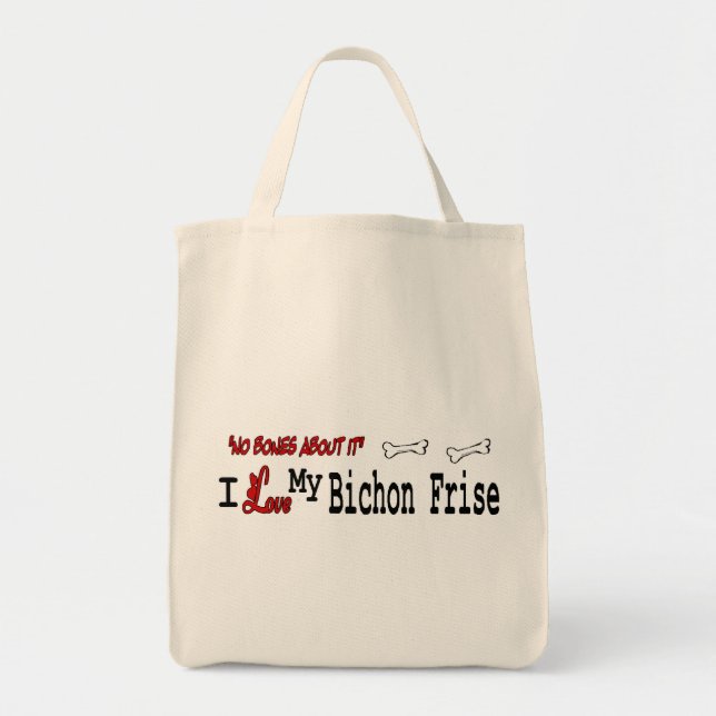 Bichon Frise Gifts Tygkasse (Framsidan)