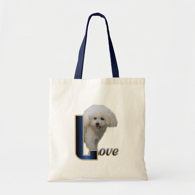 Bichon Frise Gifts Tygkasse (Framsidan)