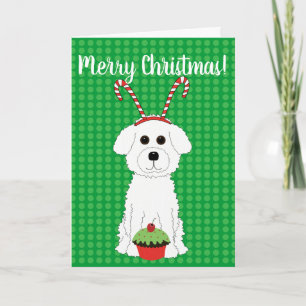 Bichon Frise god julkort Helgkort