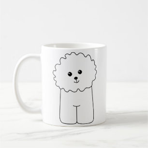 Bichon Frise, gullig hund Kaffemugg