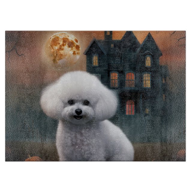 Bichon Frise Halloween Skräckinjagande (Framsidan)