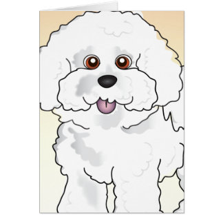 Bichon Frise Hälsningskort