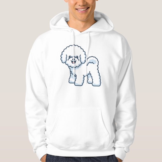 Bichon Frise Hoodie (Framsida)