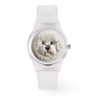 Bichon Frise Hund 3D Inspired Armbandsur