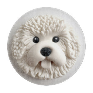Bichon Frise Hund 3D Inspirerad