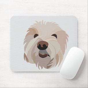 Bichon Frise Hund älskare Bichon Frise Musmatta