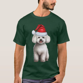 Bichon Frise Hund älskare Funny jul T Shirt