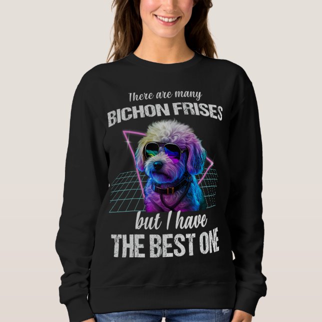 Bichon Frise Hund Bichon Frises T Shirt (Framsida)