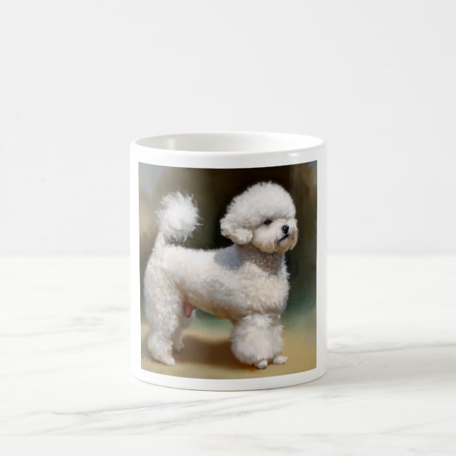 Bichon Frise Hund Kaffemugg (Center)