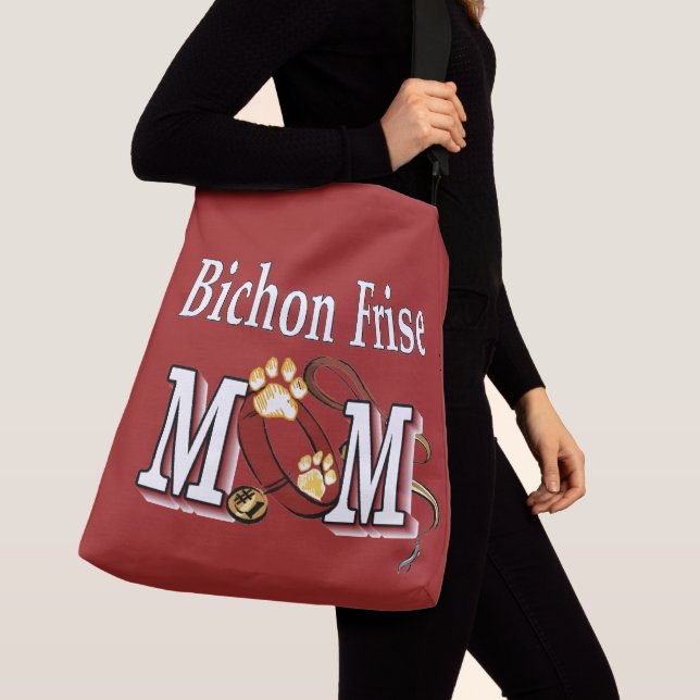 Bichon Frise Hund MAMMA Axelväska (Närbild)
