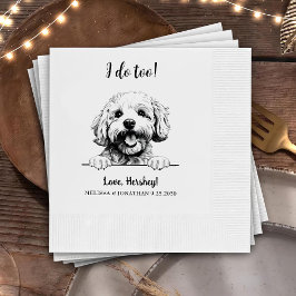 Bichon Frise Hund Personlig I gör jag också Pappersservett