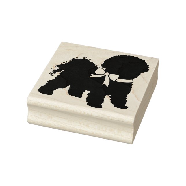 Bichon Frise Hund Puppy Stämpel (Stämpel)