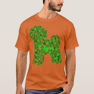 Bichon Frise Hund Shamrock Löv St Patrick Day T-Sh T Shirt