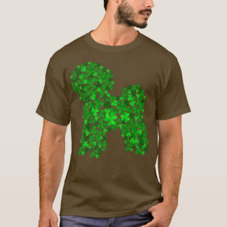 Bichon Frise Hund Shamrock Löv St Patrick Day T Shirt