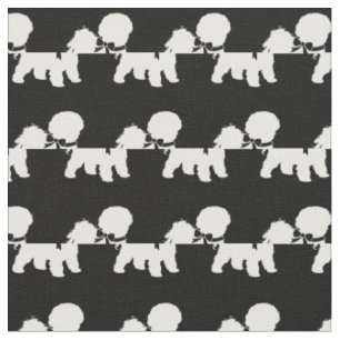 Bichon Frise Hund Silhouette Pet Tyg