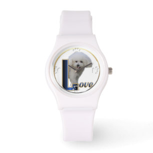Bichon Frise hundkonst Armbandsur