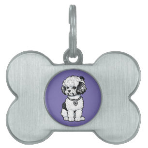 Bichon Frise ID-bricka Husdjur