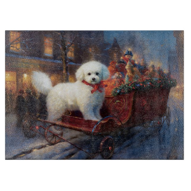 Bichon Frise jul - helgsäsong (Framsidan)
