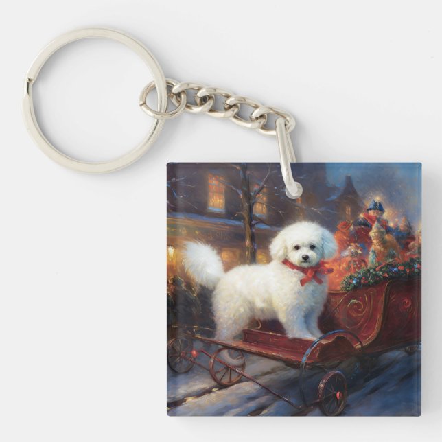 Bichon Frise jul - helgsäsong (Framsidan)