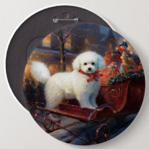 Bichon Frise jul - helgsäsong Knapp