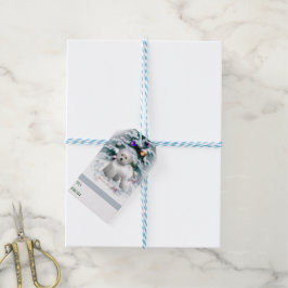 Bichon Frise Juletiketters Presentetikett