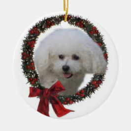 Bichon Frise-julklappar Ornament