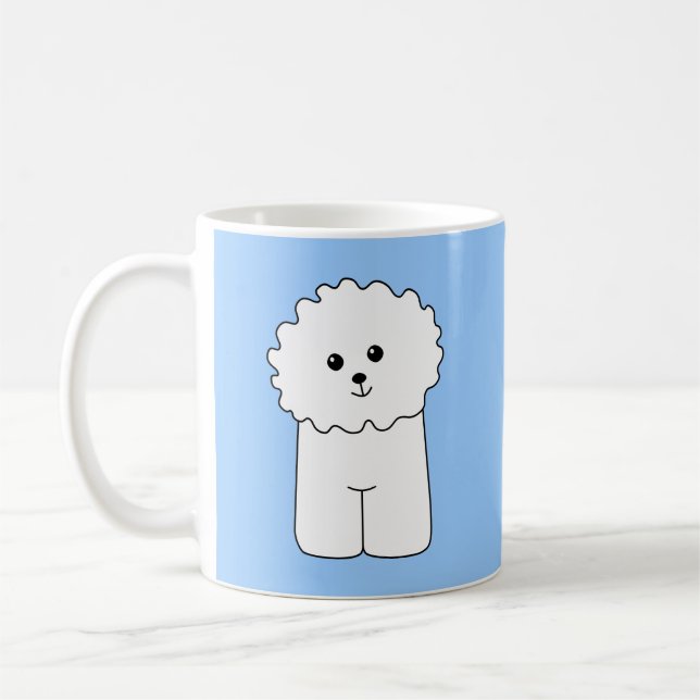 Bichon Frise. Kaffemugg (Vänster)