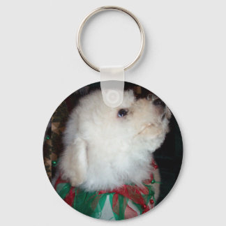 Bichon Frise Keychain Nyckelring