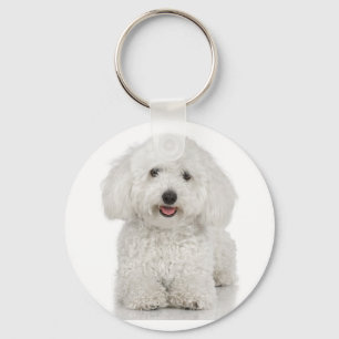 Bichon Frise Keychain Nyckelring
